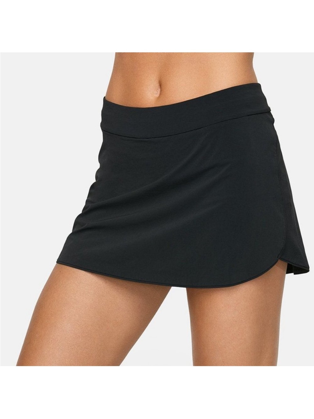 Outdoor Voices Black Athletic Skort with Smooth Waistband